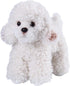 CU-MATE White Poodle Stuffed Animal Simulation Dog -Realistic & Lifelike Soft Handmade