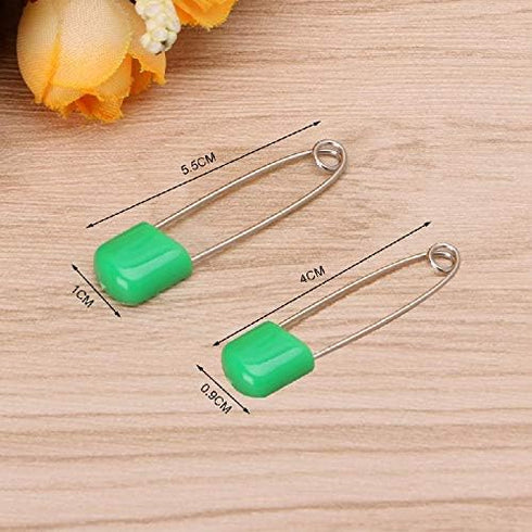 KAHDGSS 20Pcs Baby Infant Child Cloth Nappy Diaper Pins Safety Locking Holder Colorful