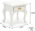 1:12 Miniature Furniture Bedside Table Dollhouse Accessories Wooden Nightstand Vintage Living Room Bedroom Scene