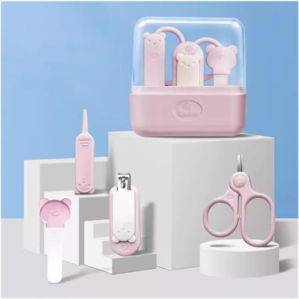 YXIANG56Q Nail Clippers Kit Baby Nail Kit, 4-in-1 Baby Nail Care Set with