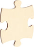 Bright Creations - 50 Blank Wooden Puzzle Pieces for Crafts, DIY Art Projects, Unfinished Jigsaw Wood