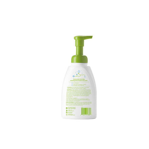 Babyganics Baby Shampoo + Body Wash Pump Bottle, Fragrance Free, 16 Fl Oz (Pack of 3)