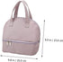 FRCOLOR Portable Insulated Breast Milk Storage Bag for Mothers, Purple Polyester Care Tote with Thermal Fresh-keeping