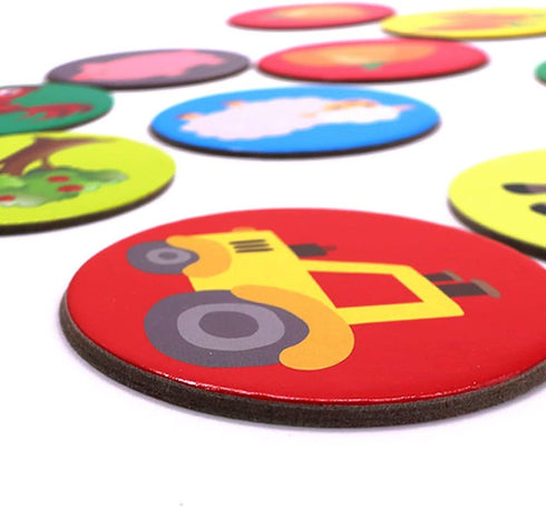 KiDEPOCH Memory Match Game – 16 Matching Pairs, Non Toxic Educational Game for Kids, Toddlers, 3 Years Old