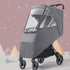 Baby Stroller Cold Weather Shield, Universal Windproof Rain Cover, Travel Protection for Strollers, Accessories for