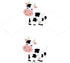 CC HOME 24 pcs Farm Animal Cupcake Wrappers for Baby Shower, Birthday Party, Wedding Decorations