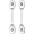 Fursafe&Q Baby Cabinet Locks, Child Safety Proofing Strap Locks for Drawers, Fridge, Ovens, and Toilets (Grey, 2 Pack)
