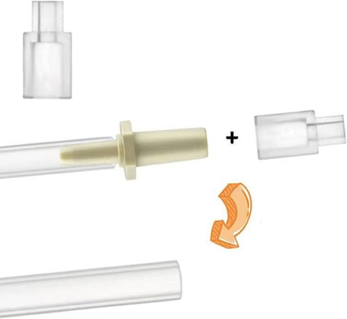 HYROOY Breast Pumps Connector Tubing Adapter Wearable Breast Pumps Silicone Connector Breast Pumps Replacement