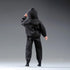 1/12 Scale Male Clothes - Men's Black Hoodie Pants Trousers for 6 Inch Action Figure Body Doll