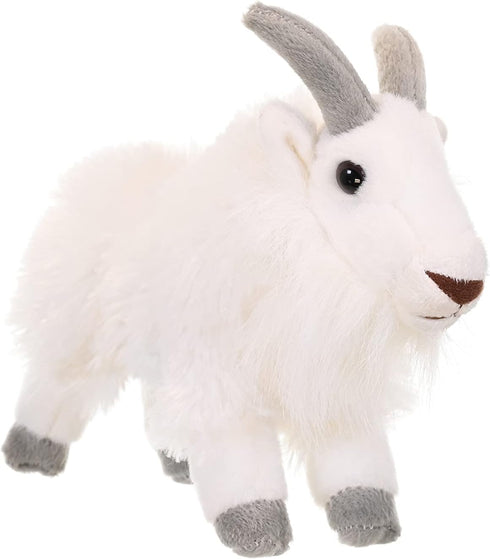 Wild Republic Mountain Goat Plush - 8 Inch Stuffed Animal, Cuddlekins Toy Gift for Kids