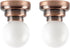 Waldosia 1:12 Scale Dollhouse Miniature LED Ceiling Light Set (Copper)