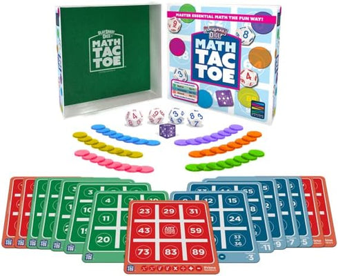 Semper Smart Games PlaySmart Dice Math-Tac-Toe Math Game: Get Sharp on Mental