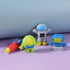 16 PCS Outer Space Puzzle Erasers, 3D Space Pencil Erasers, Perfect for Party Favors, Classroom Prizes