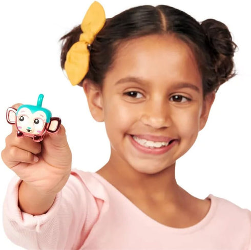 Little Live Pets - Squirkies 3 Pack: Metallic Cheeky Pop Monkey | Interactive Fidget Toys for Kids Ages 5+