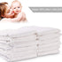 100% 6 (10-35 lbs)(6ply 6 Count 01) Fasoar Cotton Prefold Cloth Diapers - Unbleached Premium Cotton, Ply Baby Washable