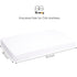1 Pack UOMNY Crib Sheet White Fitted Crib Sheets Baby Sheet for Standard Crib and Toddler Mattresses Nursery Bedding