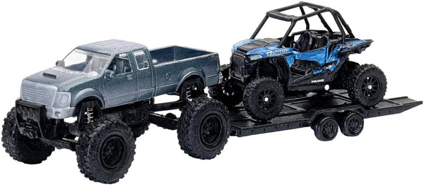 NewRay New-Ray Toys 4X4 Pick-Up Truck & Polaris RZR Set
