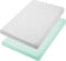 TILLYOU Mini Crib Fitted Sheets - Soft Knit Sheet for Pack N