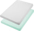 TILLYOU Mini Crib Fitted Sheets - Soft Knit Sheet for Pack N