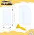 6 1 1000 HEIPINIUYE Puzzle Saver Sheets Peel and Stick, Preserve Pieces Jigsaw Puzzles, Puzzle Glue Sheets for Easy