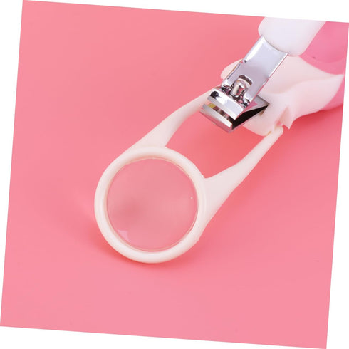 Set HANABASS Nail Grooming Portable Pink Nail Clippers Tweezers Scissors for Boy Girl and Newborns Safe Durable Care