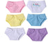 Baby Whitney Baby Doll Toy 6 Pack Fabric Diapers, Pastels