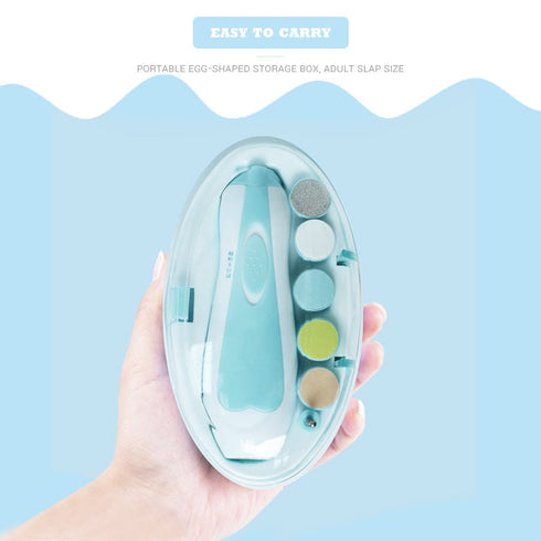 Yeaphy Trimmer Set Set Baby Nail File Electric,Safe Nail Nail Clipper Tools Manicure for Newborn Infant Toddler Kids