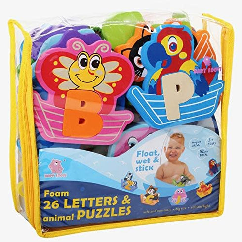 Bath Foam Alphabet Letters Toys - Non-Toxic Bathtub ABC Letters for Kids