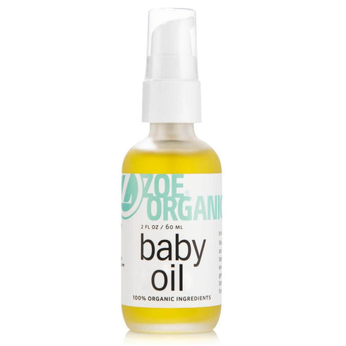 Zoe Organics - Baby Oil, Organic Calming Blend of Nutrient-Rich Oils, Moisturizes