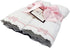 Set 2 Cotton & Lace Baby Girl Burp Cloth of ( Heirloom Collection ) Pink Bows + Option to Personalize with Name