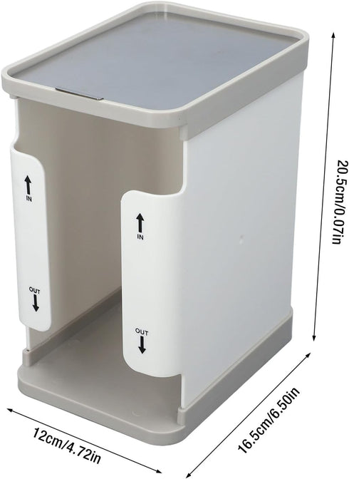 Fockety Breastmilk Storage Container, First in First Out Freezer Organizer for Breast Milk Storage Bags with Quick
