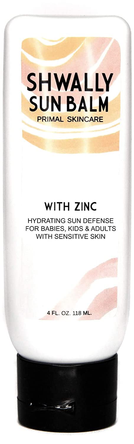 Zinc & Avocado Mineral SunBalm 30 SPF, Real Primal Sun Lotion, 100% Grass Fed Tallow, Avocado Oil, 4 Oz