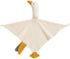 Baby Loveys Security Blankets, Soft Cotton Muslin Cuddly Lovies for Infants Unisex Boy Girls, Cuddle Goose White
