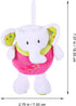 TOYANDONA Insulated Bottle Cover with Plush Stuffed Elephant Sleeve Portable Feeding Bottle Warmer Bag Soft Protective