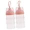 LIFKOME 2pcs Milk Powder Dispenser Travel Friendly Formula Container with Three Layers for