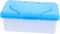 SHOWERORO Compact Wipes Container with Lid Lightweight and Refillable Wipes Holder for