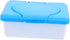 SHOWERORO Compact Wipes Container with Lid Lightweight and Refillable Wipes Holder for