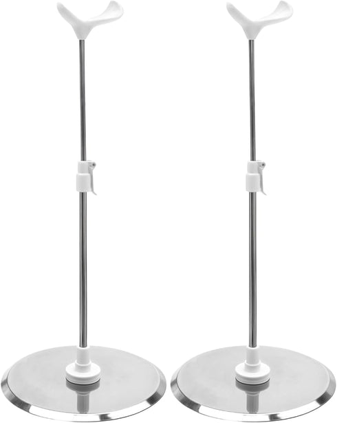 2Pcs Doll Base Stand Fit for BJD Dolls 1/3 1/4 Applicable 15.7"