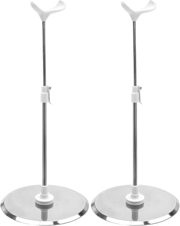 2Pcs Doll Base Stand Fit for BJD Dolls 1/3 1/4 Applicable 15.7"