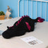 Little Weighted Dragon Stuffed Animal 27.6" 2Lbs, Small Black Weighted Plush Dragon