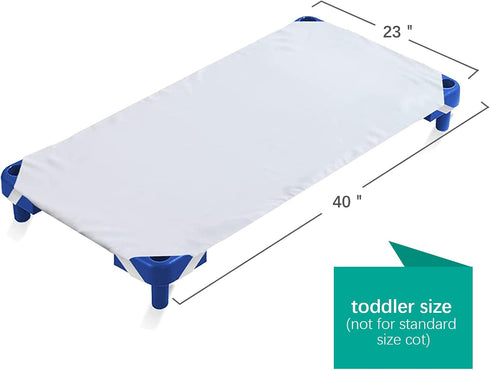 2 23" 40", Cot Sheets for Daycare, Childrens Naptime Cot Sheet,Daycare Essentials for Toddler and Preschool,Breathable