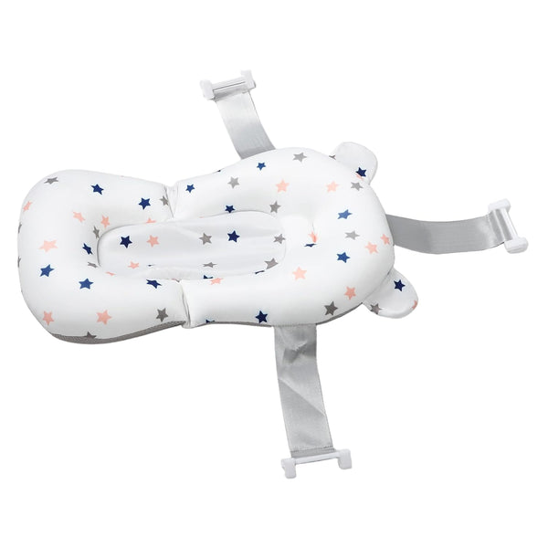 YOSADIER Newborn Bath Support Pad Adjustable Non-Slip Floating Cushion for Baby Bathing Breathable