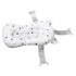 YOSADIER Newborn Bath Support Pad Adjustable Non-Slip Floating Cushion for Baby Bathing Breathable