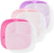 Re-Play Toddler Plates with Dividers - Deep-Walled 3 Compartments Divided Plates for