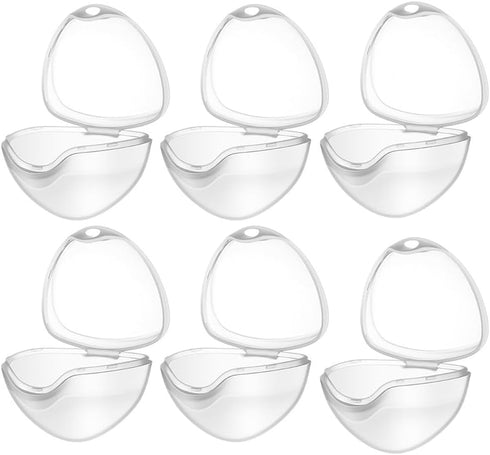 EXCEART Portable Pacifier Box Storage Case Silicone Compact Baby Toy Organizer for