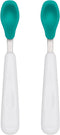 OXO Tot Feeding Spoon Set with Soft Silicone - Teal