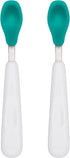 OXO Tot Feeding Spoon Set with Soft Silicone - Teal