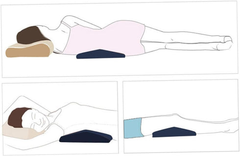 Pregnancy Pillow Waist Support Cushion Memory Foam Lumbar Pad for Pregnant Women Soft Back Support Pillow Removable