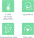 100% 0-3 3-Pack SwaddleMe by Ingenuity Original Swaddle, Cotton, Improves Sleep & Calms Startle Reflex, Months