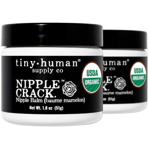 Organic Nipple Cream, Nipple Crack Lanolin Free Nipple Butter (2 Pack), Balm